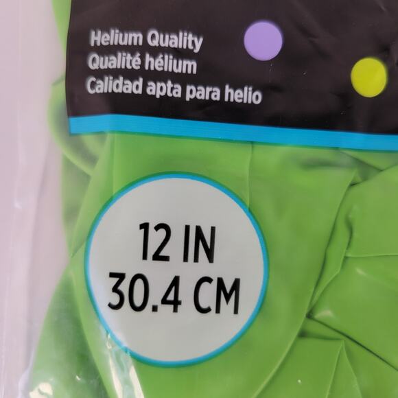 Kiwi Green Balloons 12in 72 Ct Helium Quality Latex Party Decoration Wedding - Picture 5 of 9